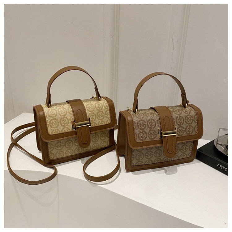 High-grade Texture Small Bag Women's 2025 New Vintage Shoulder Bag Niche