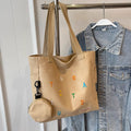 Large Canvas Bag for Women - Stylish and Versatile Fashion Essential with Large Capacity - SparkEve