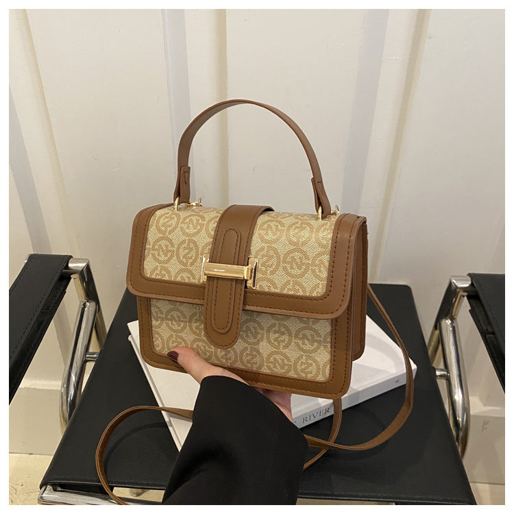 High-grade Texture Small Bag Women's 2025 New Vintage Shoulder Bag Niche