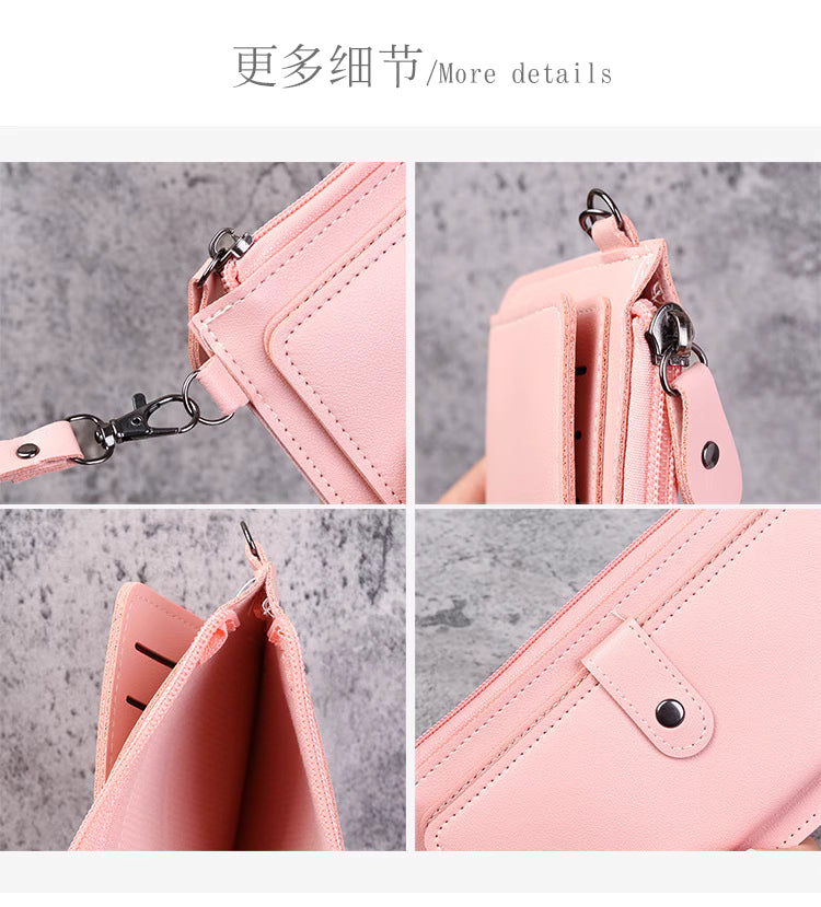 women's versatile simple female student card bag large capacity multi-functional purse