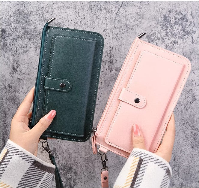 women's versatile simple female student card bag large capacity multi-functional purse