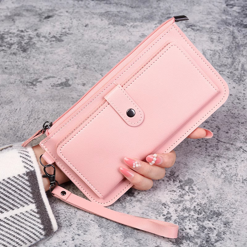 women's versatile simple female student card bag large capacity multi-functional purse