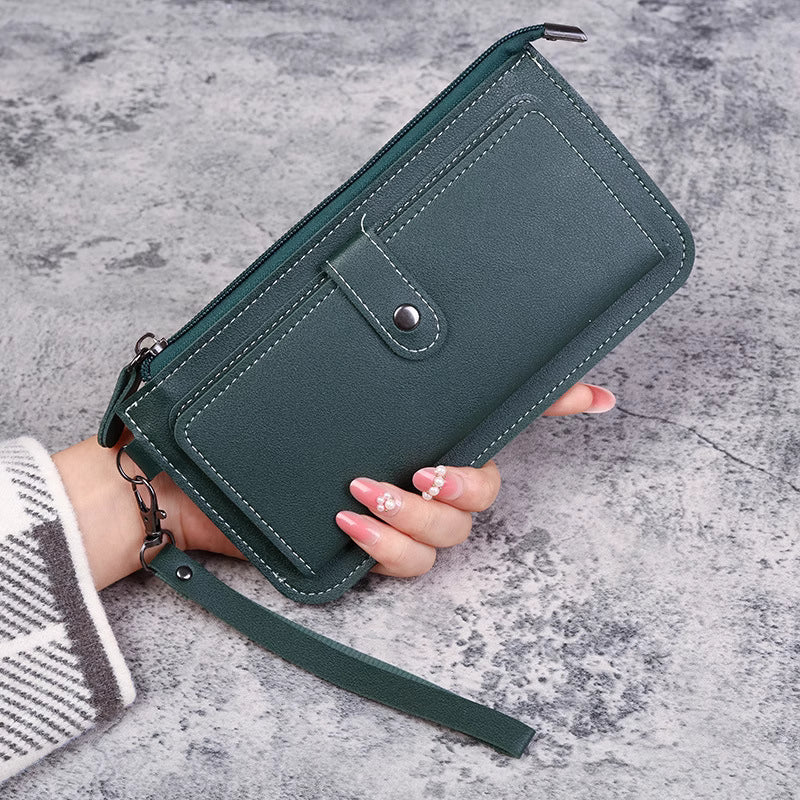 women's versatile simple female student card bag large capacity multi-functional purse