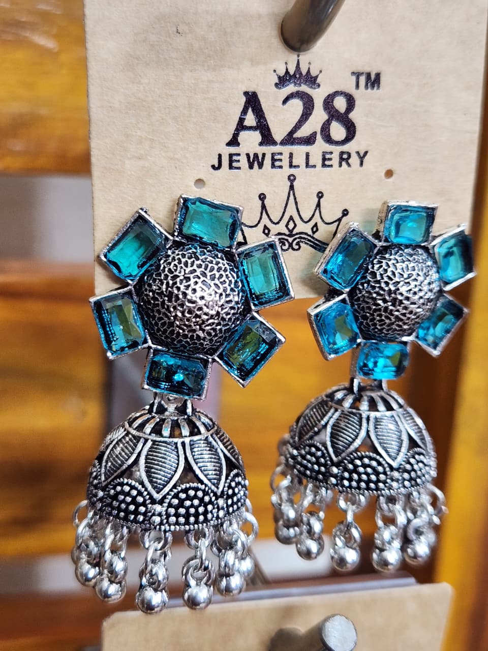 Indian German Silver Jhumka