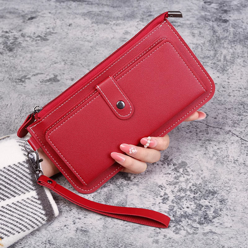 women's versatile simple female student card bag large capacity multi-functional purse