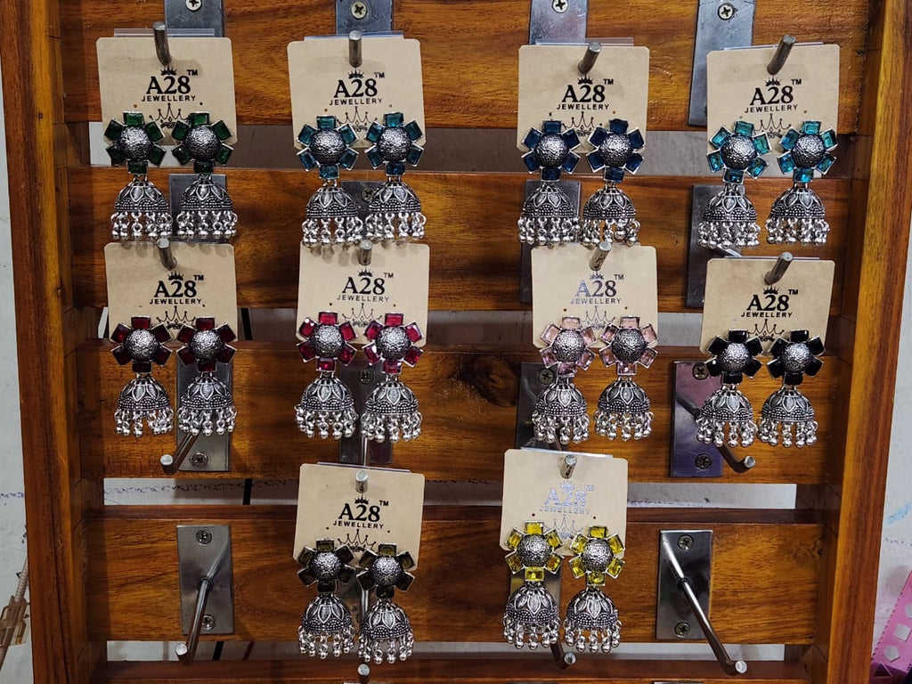 Indian German Silver Jhumka