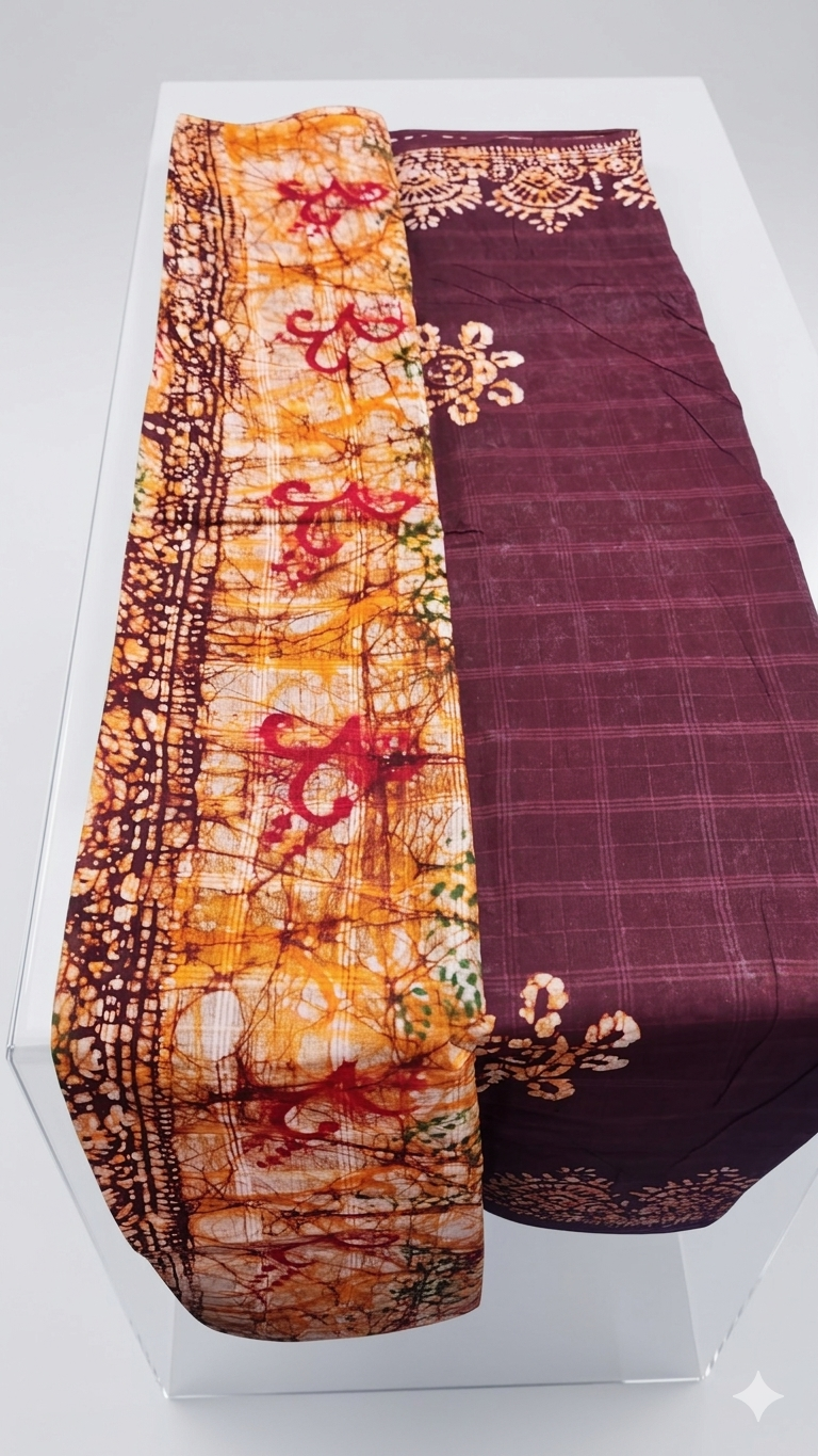 Maya Batik Saree with Blouse Piece
