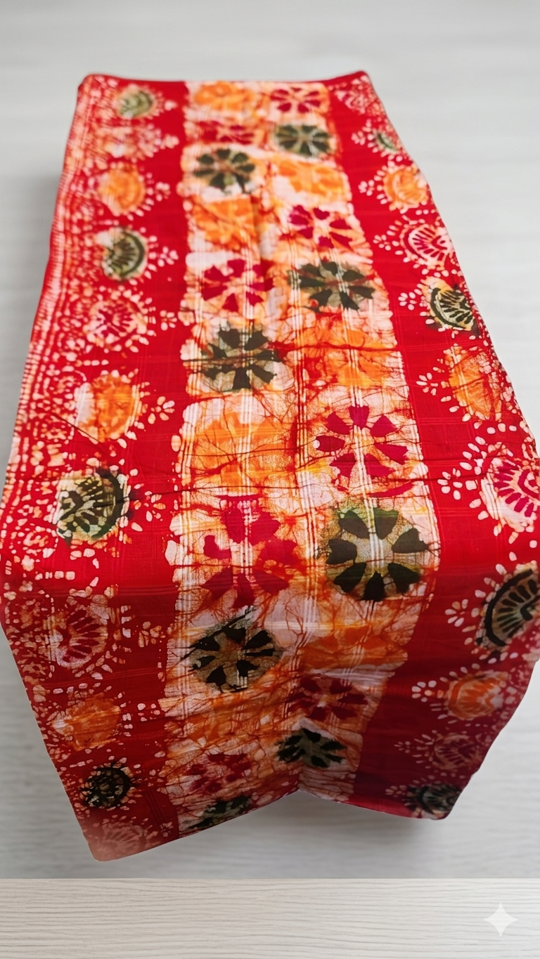 Maya Batik Saree with Blouse Piece