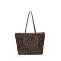 Casual Leopard Print Portable Tote Bag Autumn and Winter New Suede Large Capacity