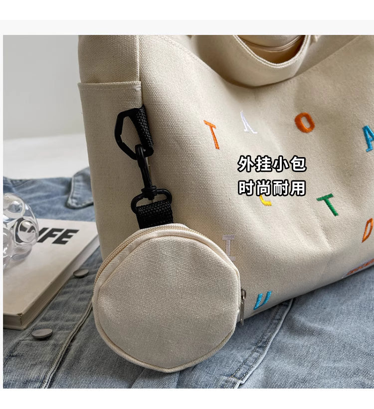 Large Capacity Canvas Bag for Women