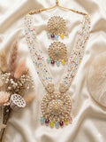Multicolor Bead & Kundan Polki Sita Haar Set
