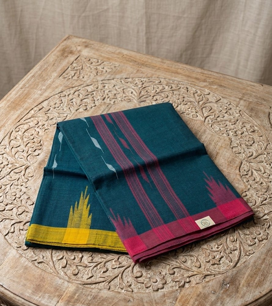 Monipuri Cotton Saree With Blouse Piece