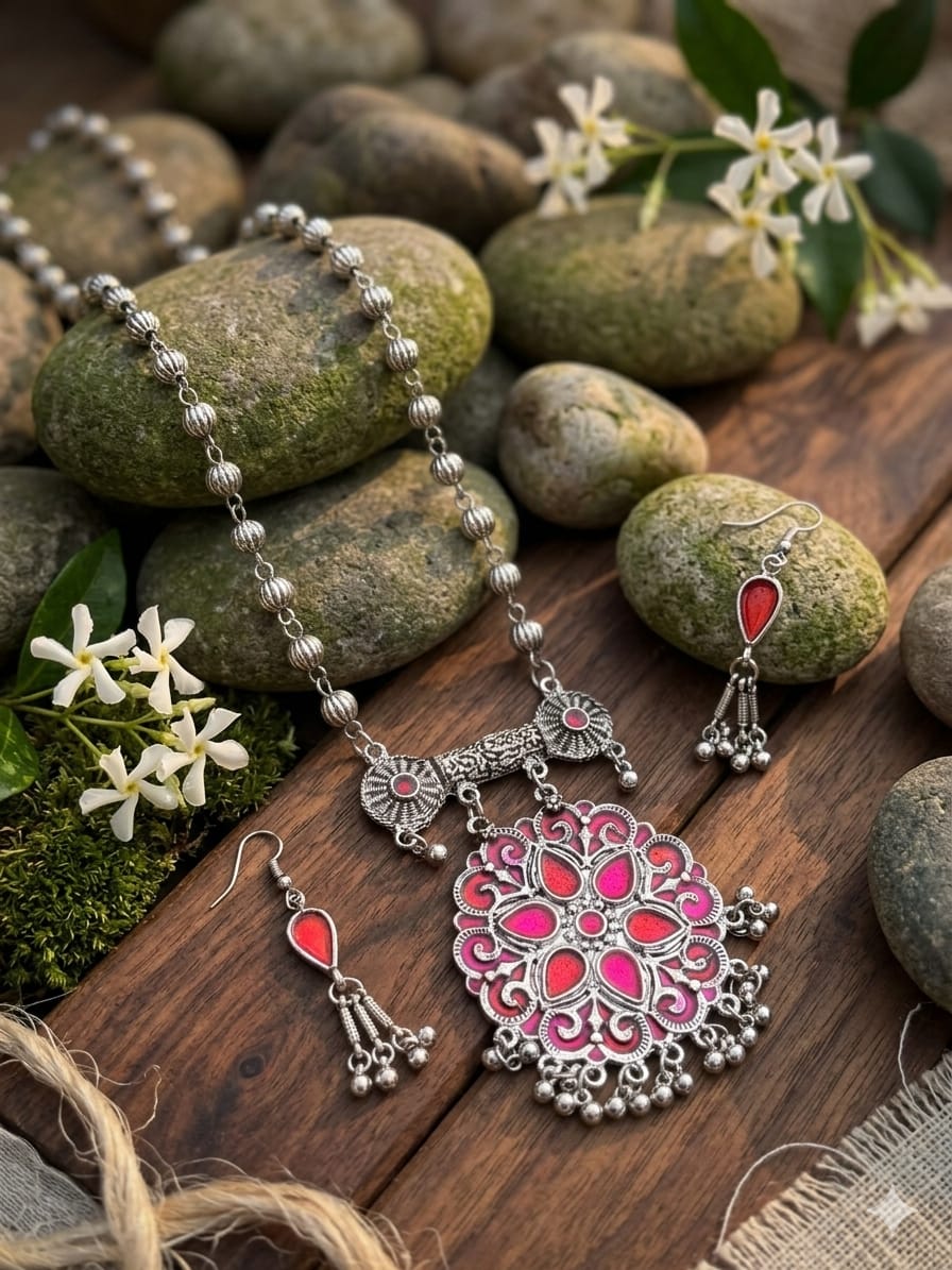 Artisan Oxidized Silver Sets