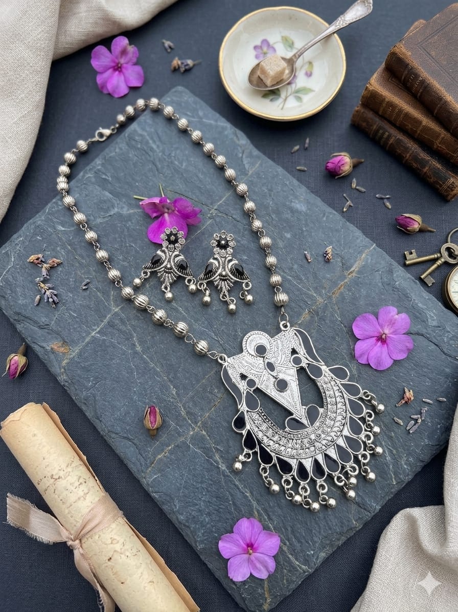 Artisan Oxidized Silver Sets