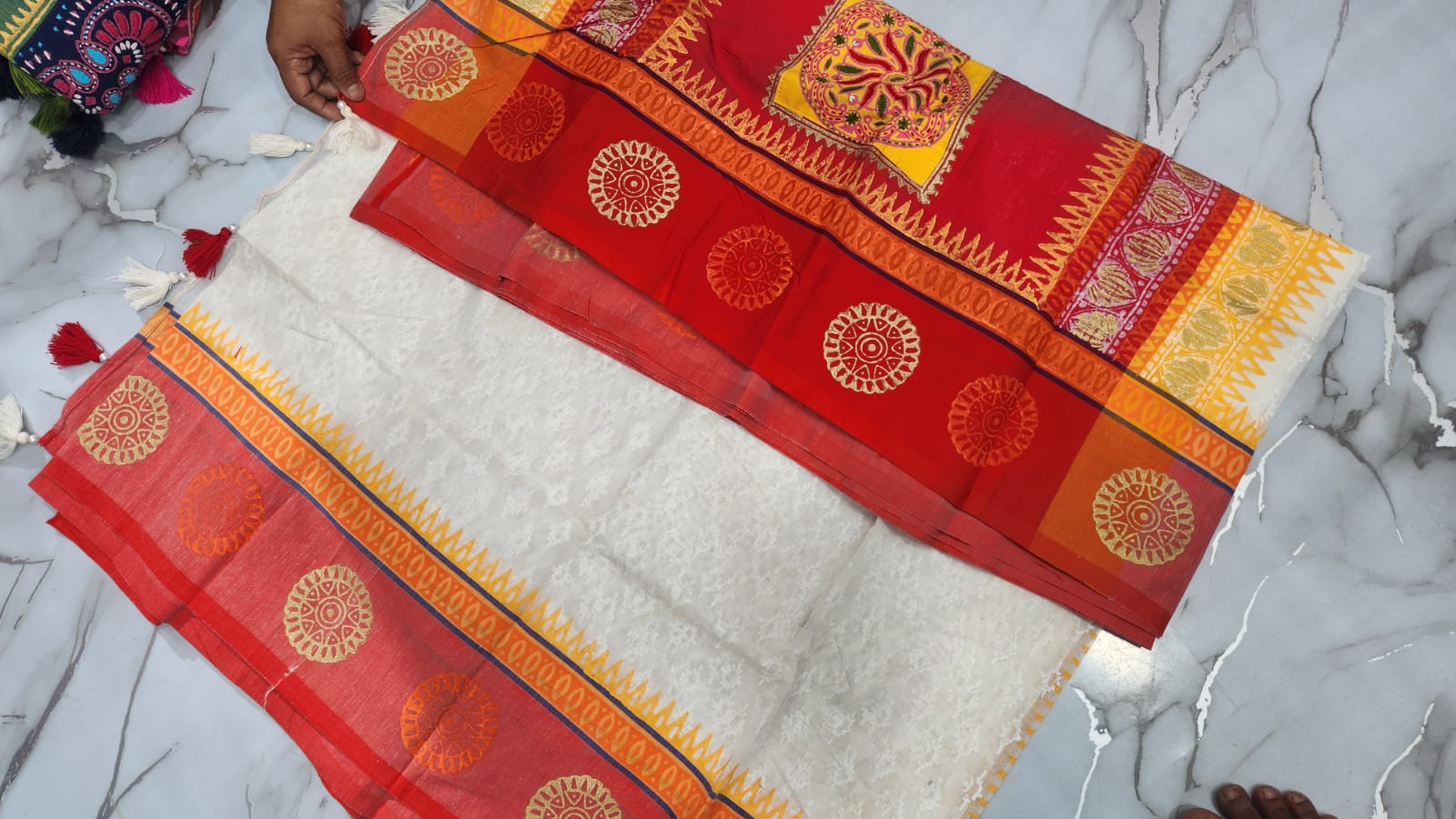 Block Boutique Saree with Blouse Piece