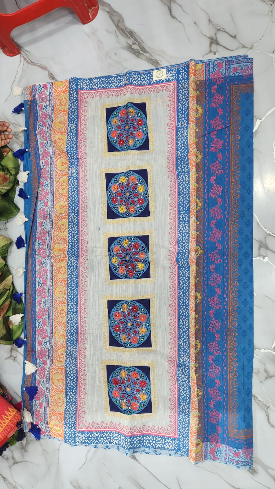 Block Boutique Saree with Blouse Piece