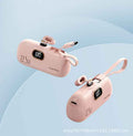 Cross-Border Pocket Capsule Power Bank 5000Mah Mini Compact Aircraft Portable Power Bank