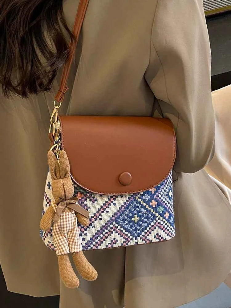 This year's popular bag new crossbody mobile phone bag women's high-end fashion shoulder bucket bag women