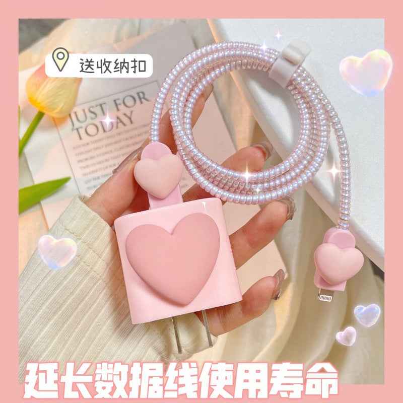 Data cable protective cover for Apple original data cable protective rope charger angel wings protective shell suit