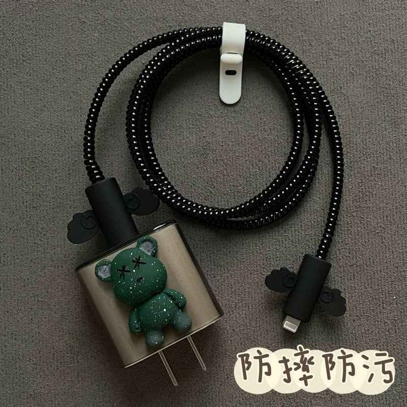 Data cable protective cover for Apple original data cable protective rope charger angel wings protective shell suit