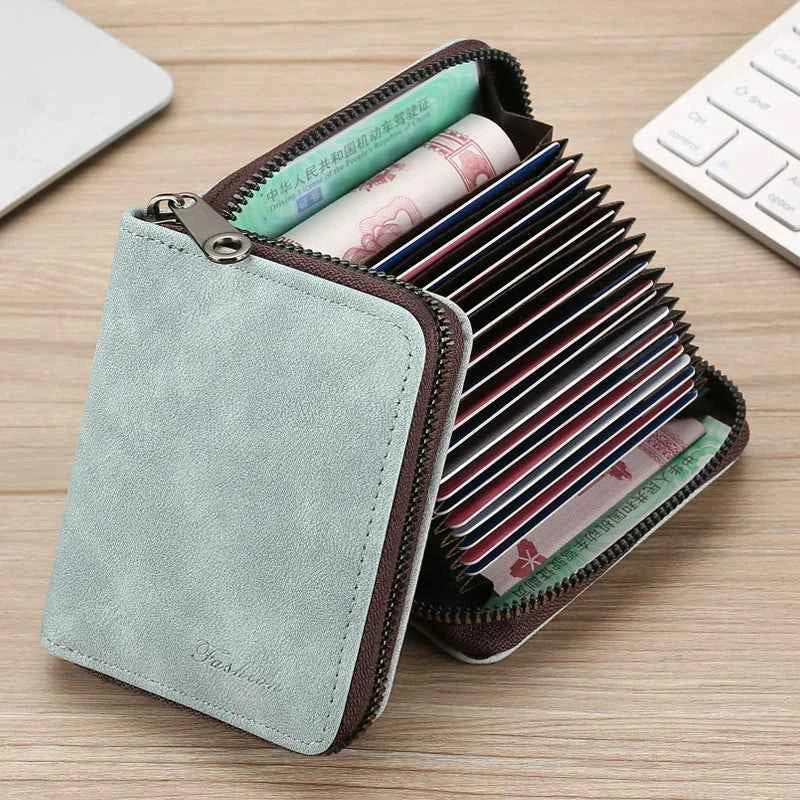 Card Bag Men's Exquisite High-end Driver's License Women's Card Bag Small and Ultra-thin One-piece Multi-card Large Capacity Card Jacket
