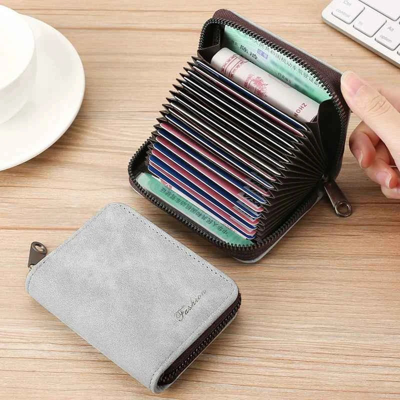 Card Bag Men's Exquisite High-end Driver's License Women's Card Bag Small and Ultra-thin One-piece Multi-card Large Capacity Card Jacket