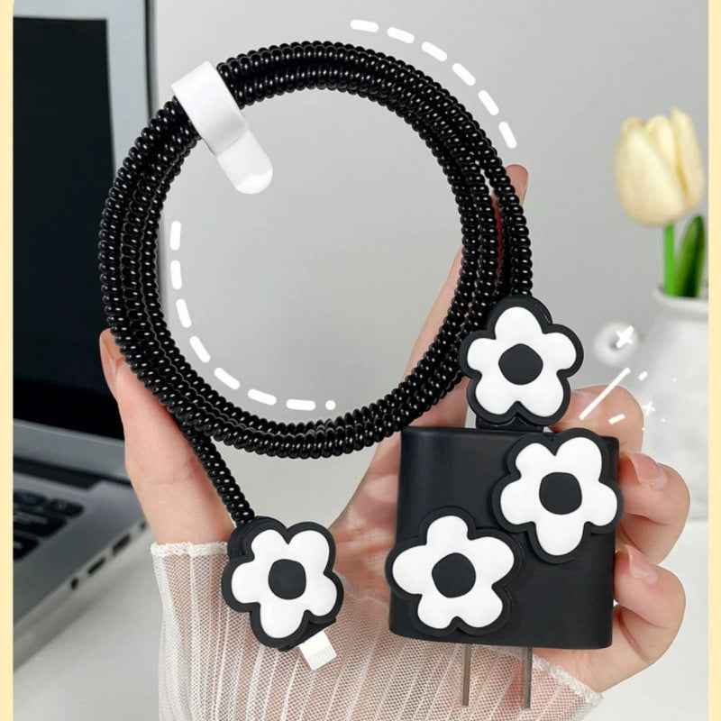 Data cable protective cover for Apple original data cable protective rope charger angel wings protective shell suit