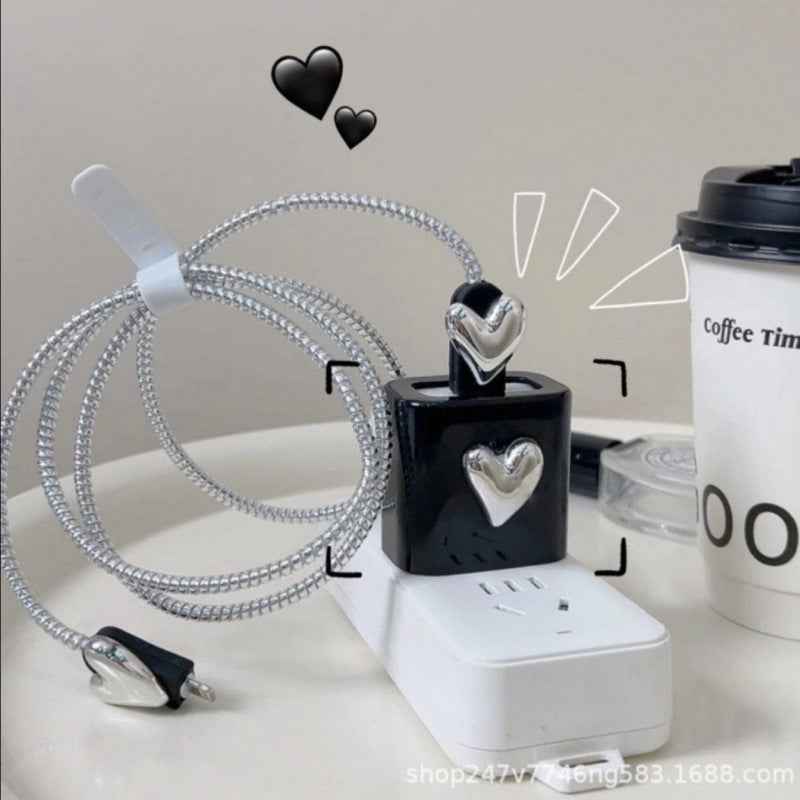 Data cable protective cover for Apple original data cable protective rope charger angel wings protective shell suit