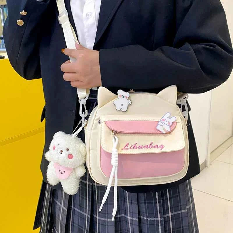 Children's Crossbody Bag, Girl's Cute Bag, 2025 New Student Small Bag, Little Girl's Stylish Backpack for Going Out, Female