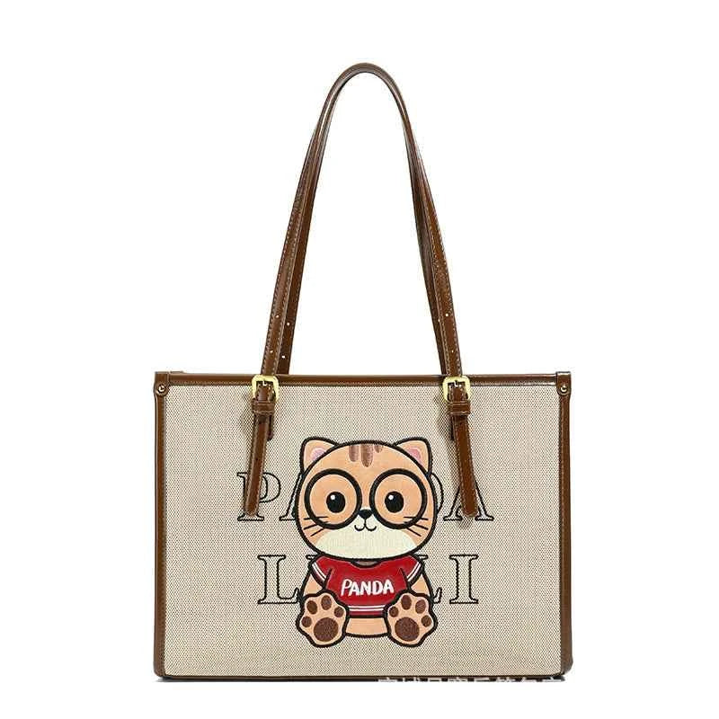 2025 New Fashion Versatile Tote Bag For Women Large Capacity With Dual Shoulder Straps And Secure Zipper
