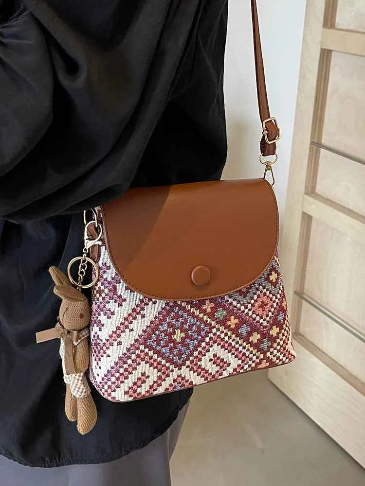 This year's popular bag new crossbody mobile phone bag women's high-end fashion shoulder bucket bag women