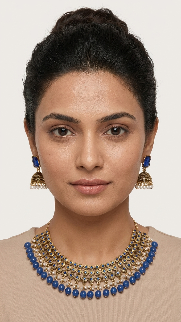 Exquisite Ethnic Statement Necklace ; Earring Sets