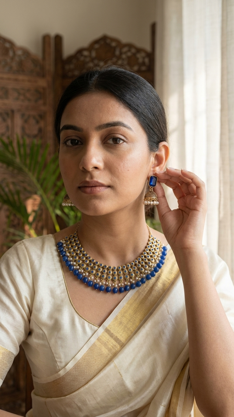 Exquisite Ethnic Statement Necklace ; Earring Sets