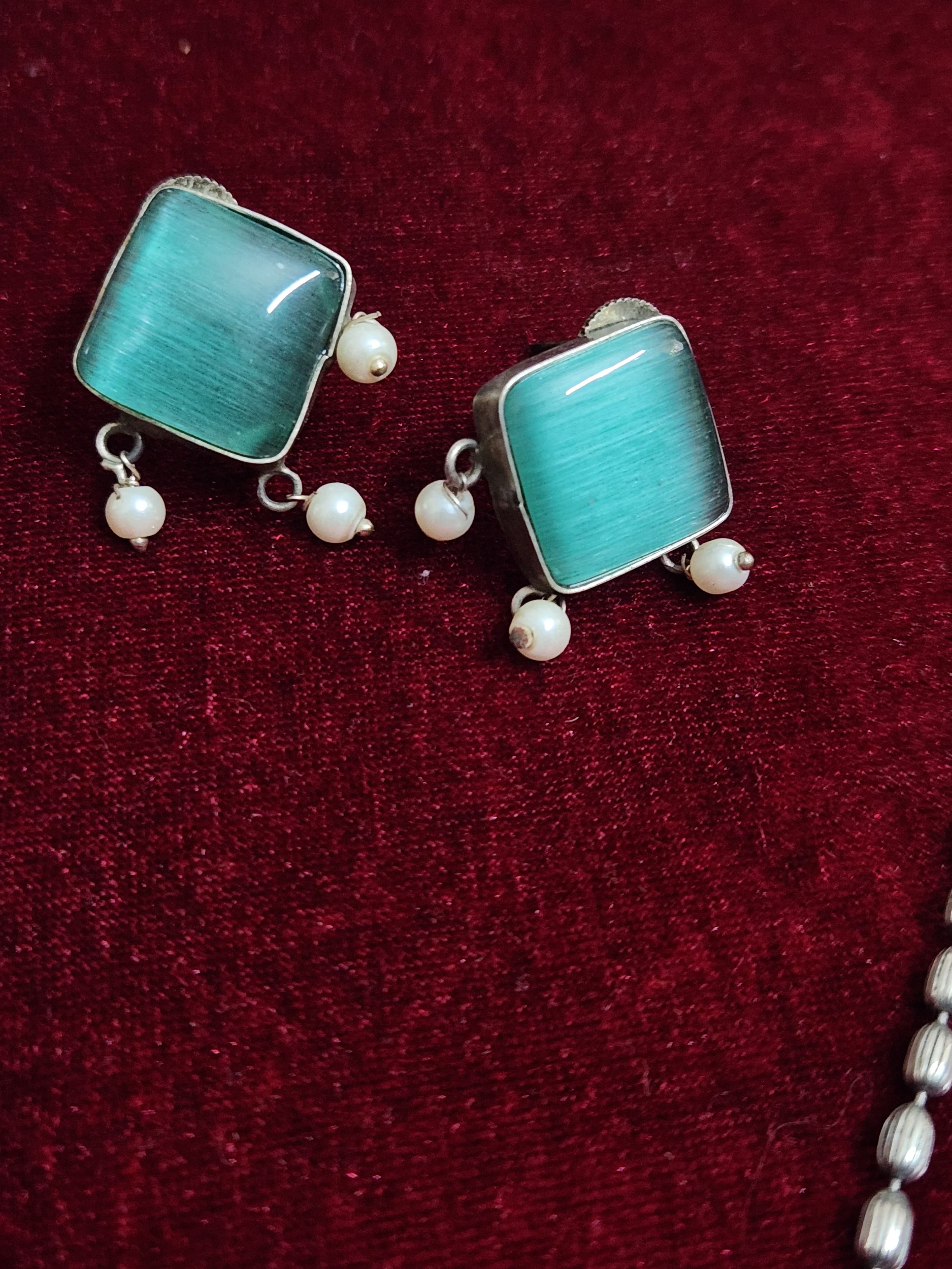 Malachite Elegance Statement Jewelry Set