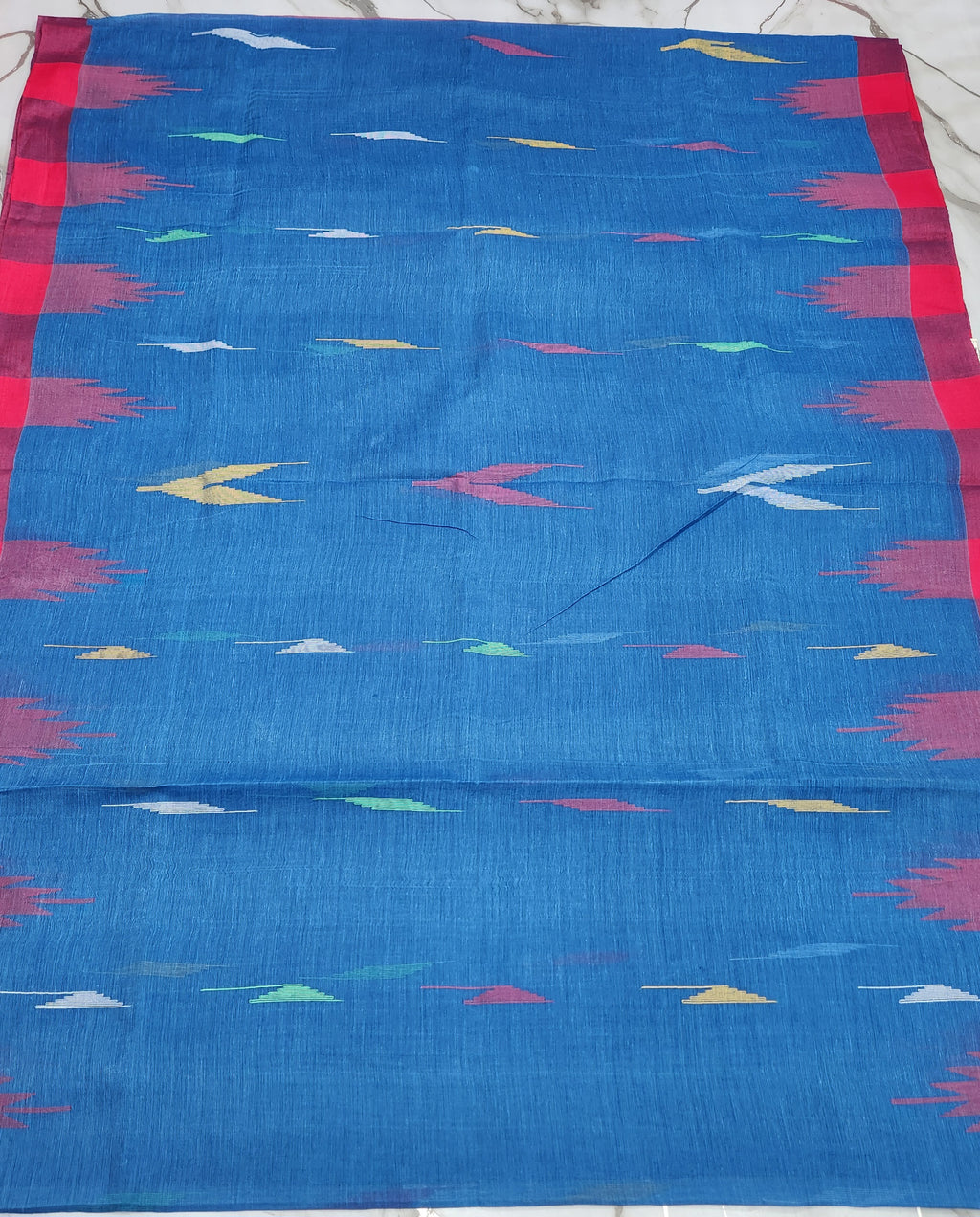 Monipuri Cotton Saree With Blouse Piece