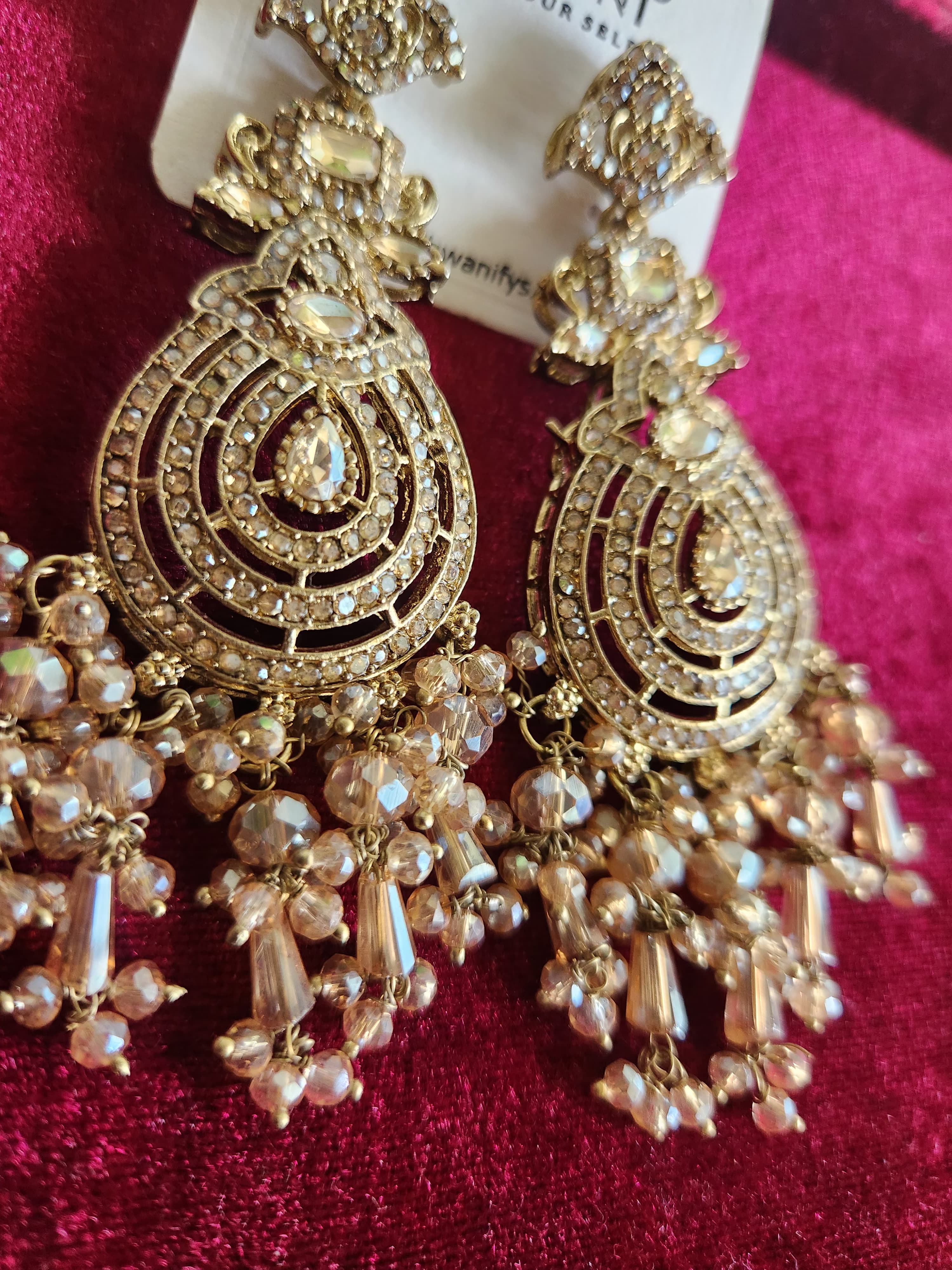 Royal Drop Statement Earrings