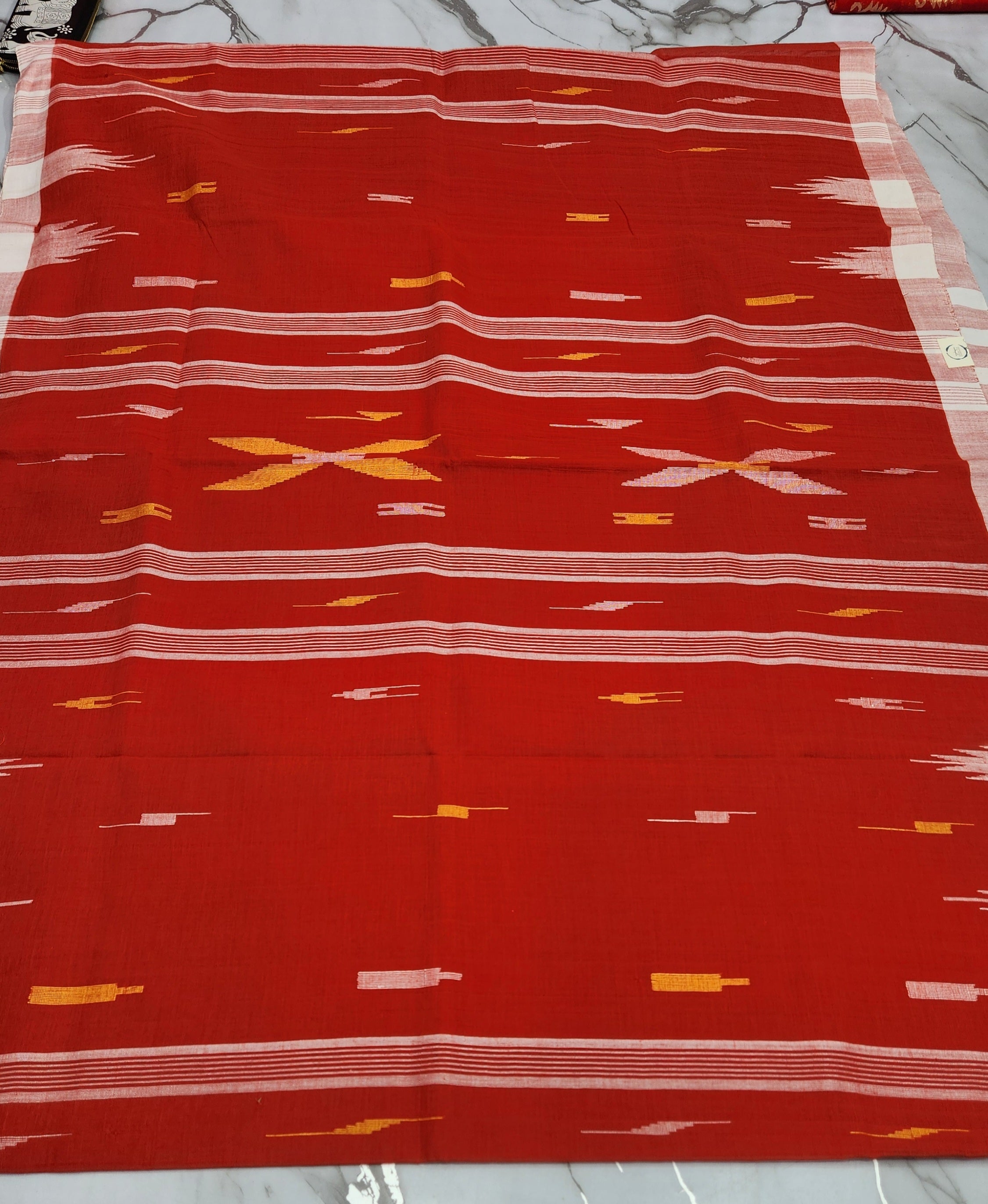 Monipuri Cotton Saree With Blouse Piece