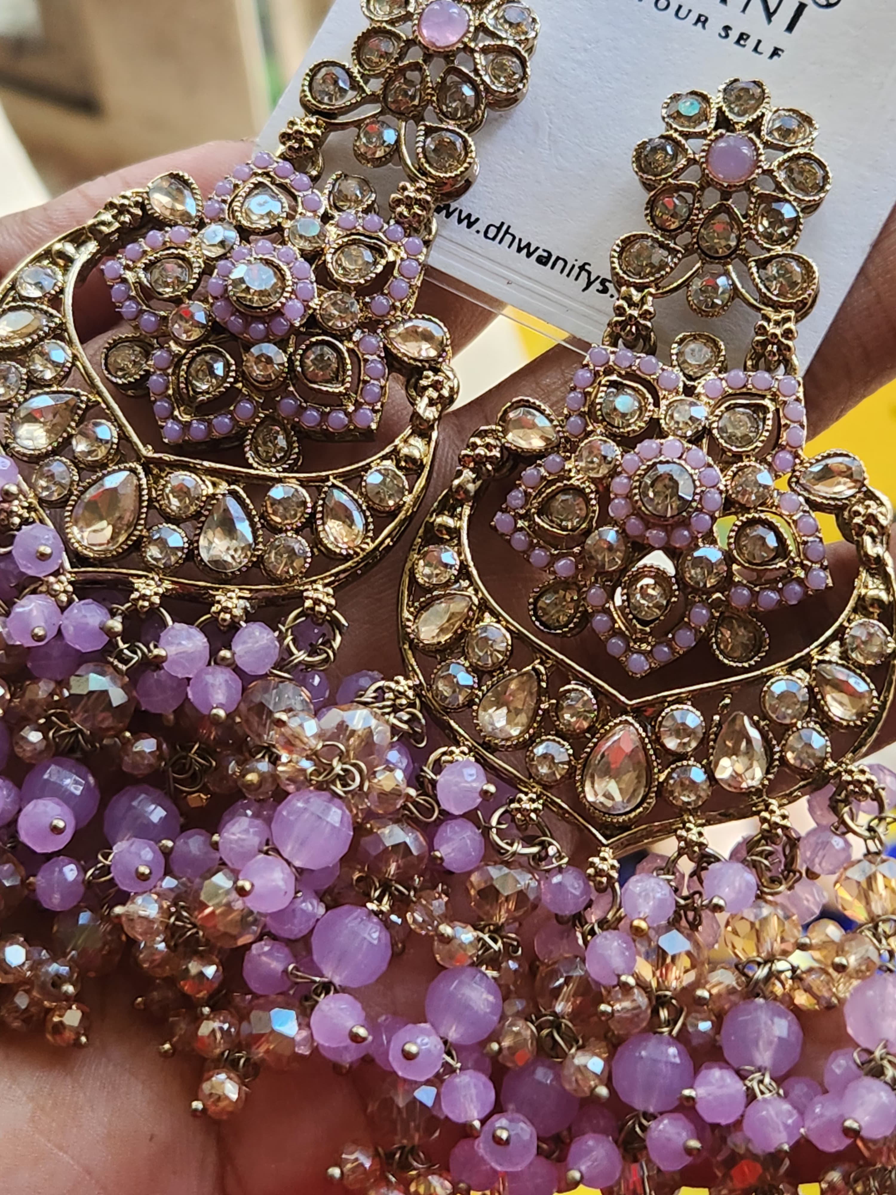 Royal Drop Statement Earrings