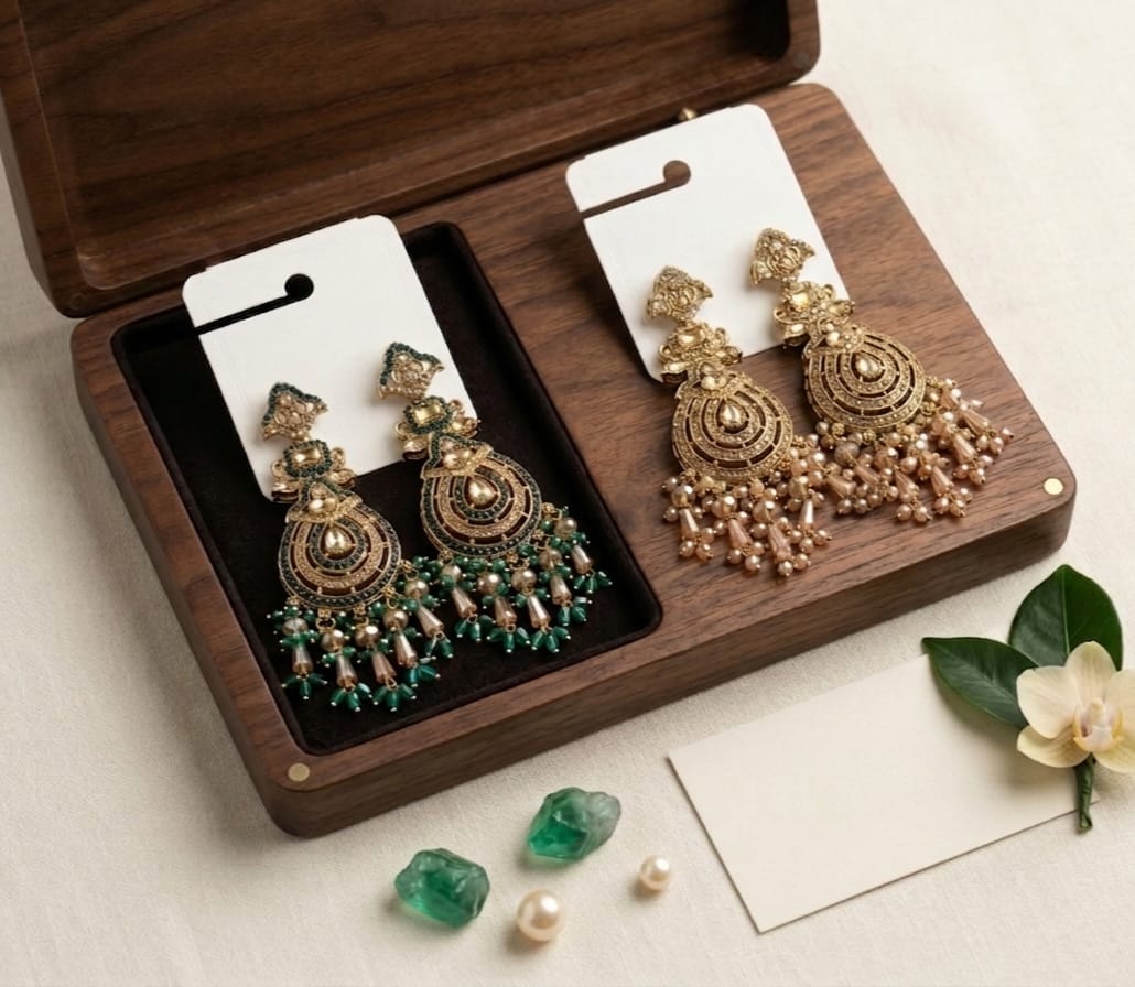 Royal Drop Statement Earrings