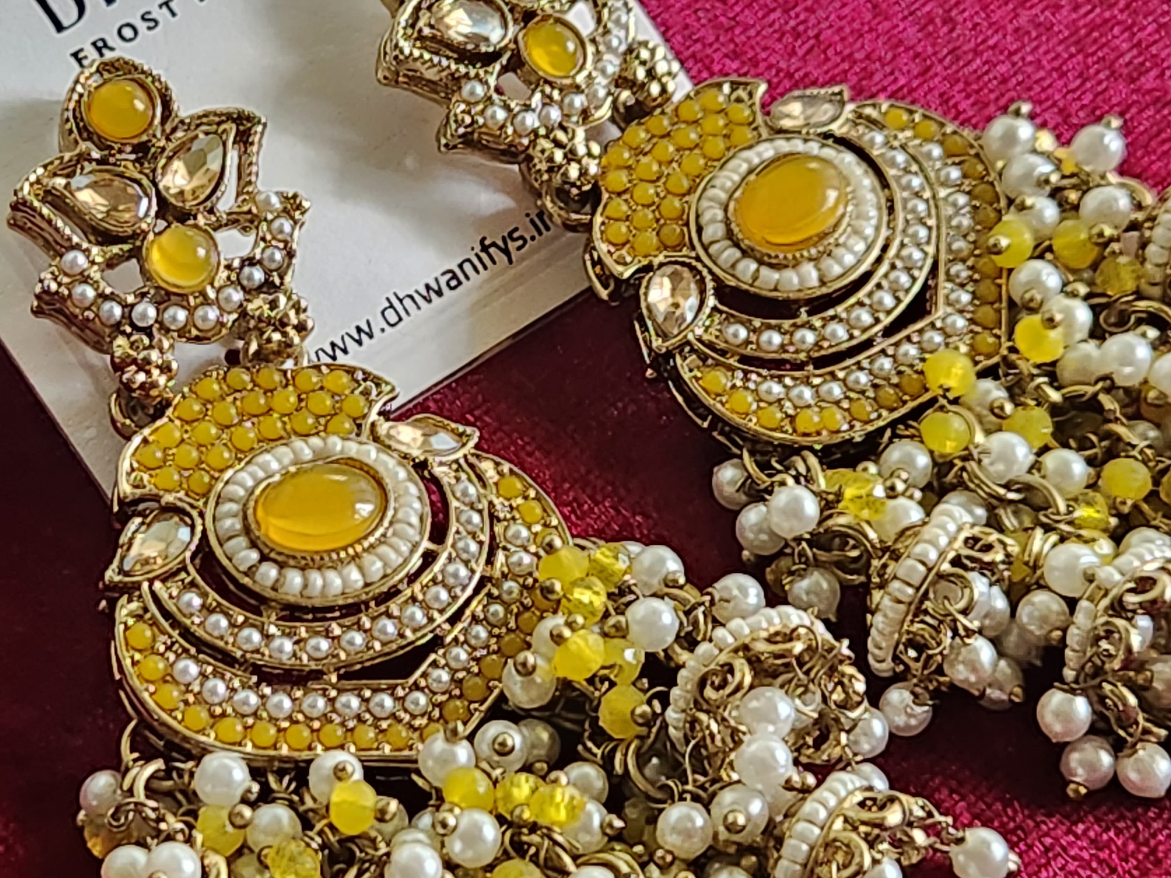 Royal Drop Statement Earrings