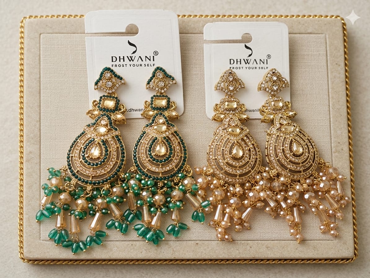 Royal Drop Statement Earrings