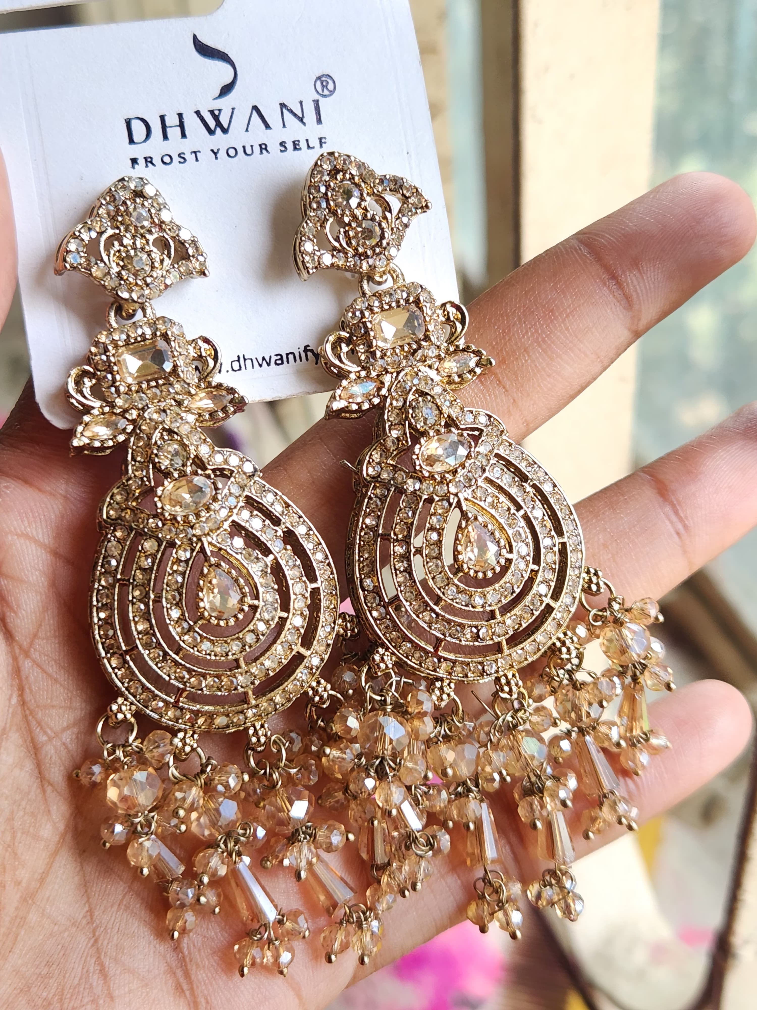 Royal Drop Statement Earrings