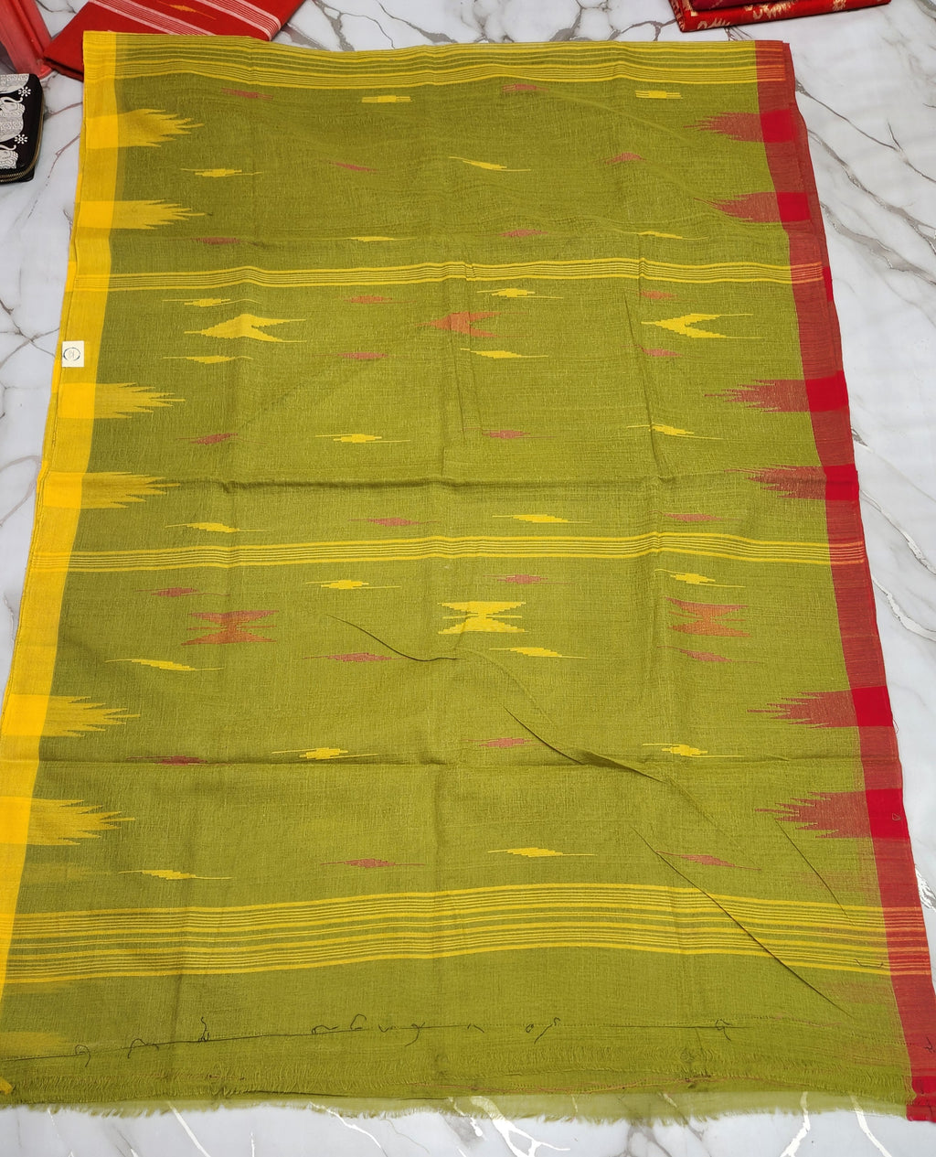 Monipuri Cotton Saree With Blouse Piece