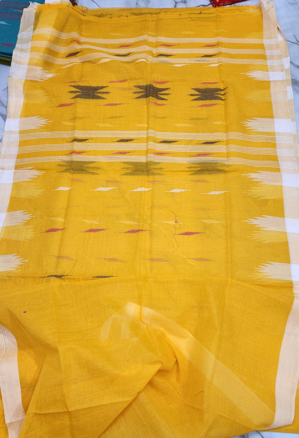 Monipuri Cotton Saree With Blouse Piece