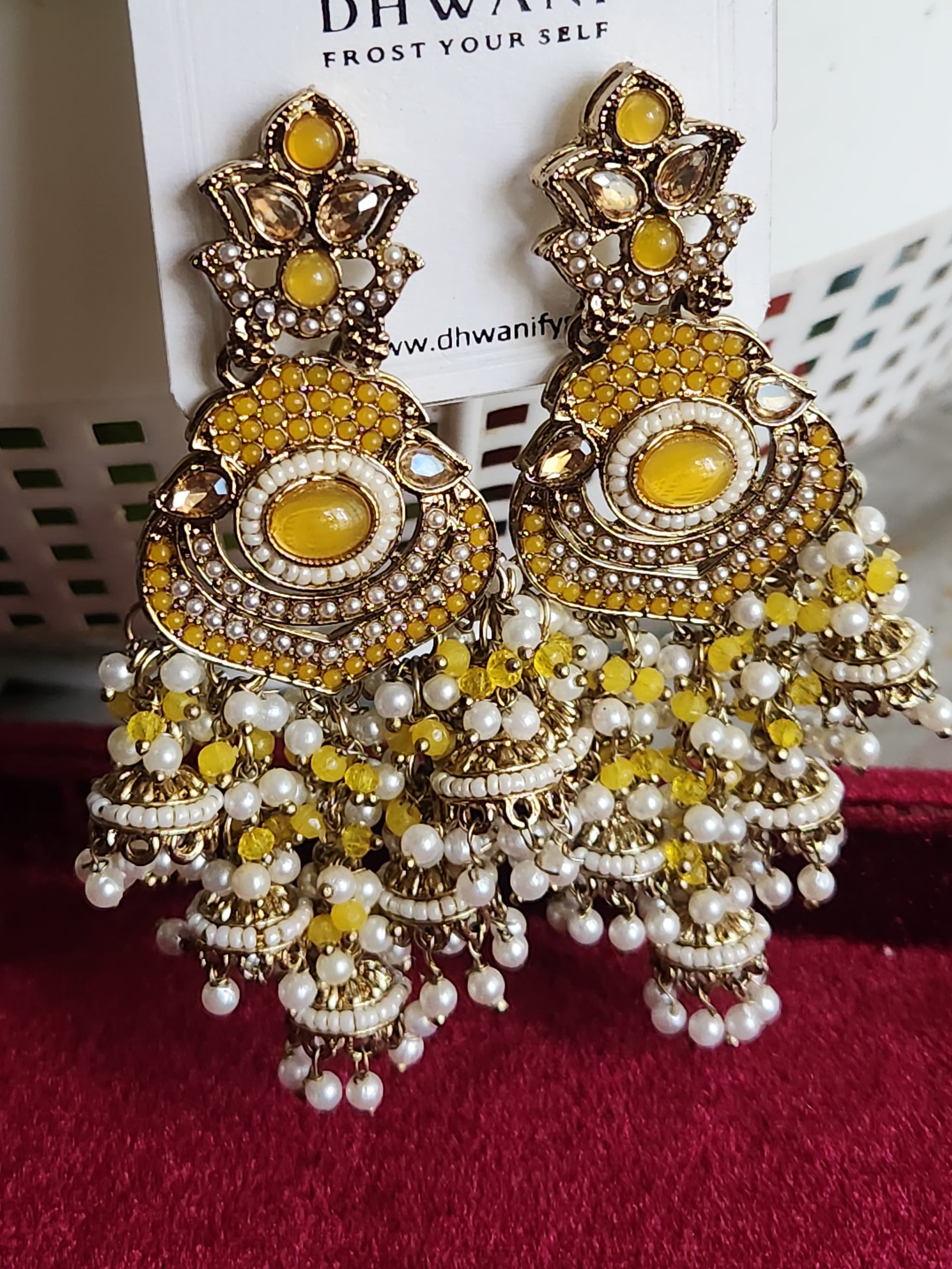 Royal Drop Statement Earrings