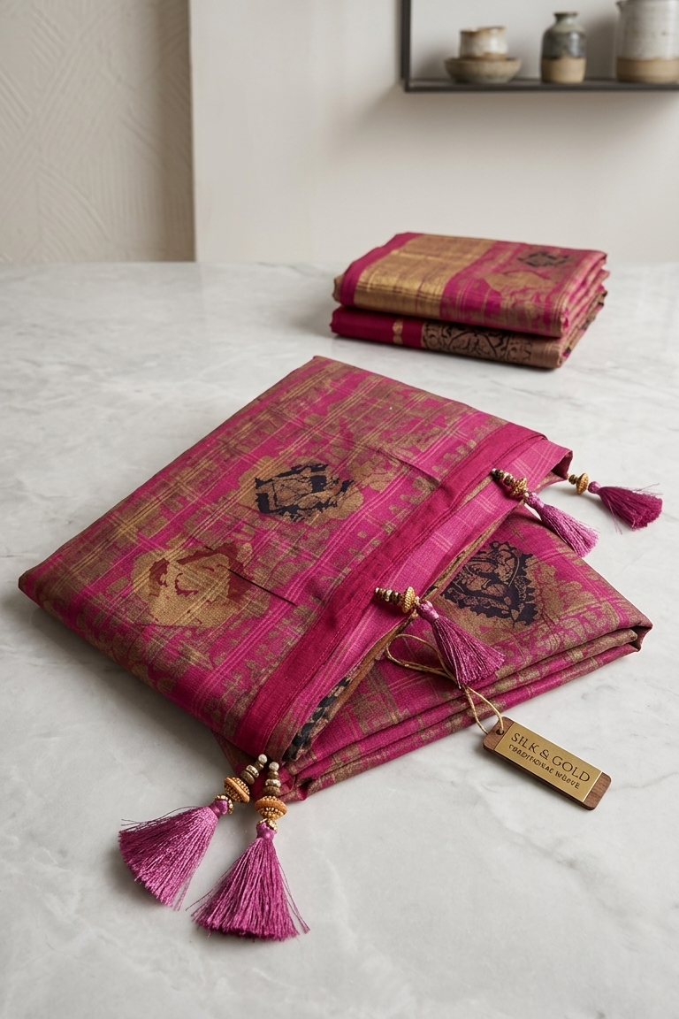 Maya Batik Saree with Blouse Piece