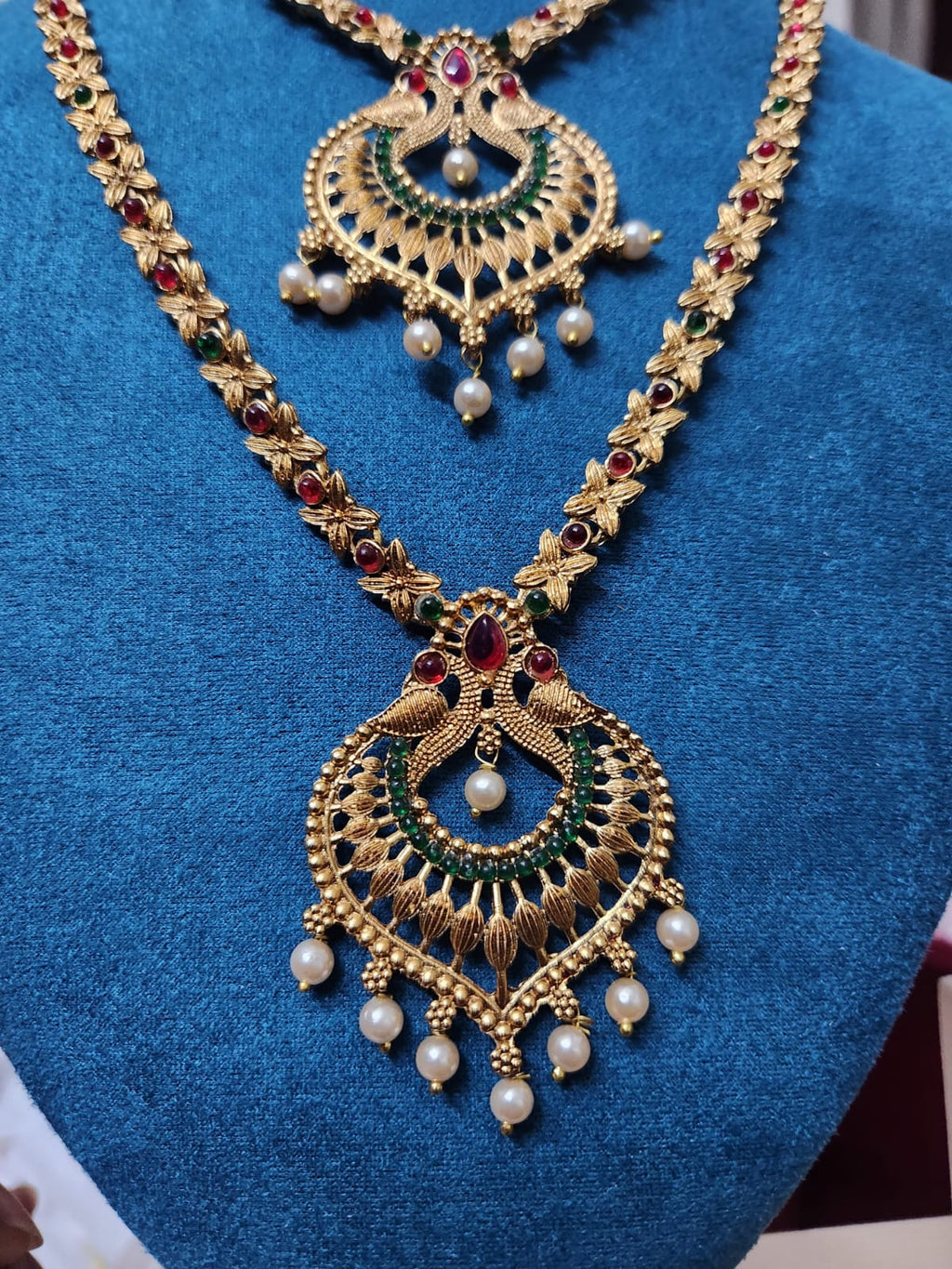 Royal Dual-Layer Temple Jewelry Set