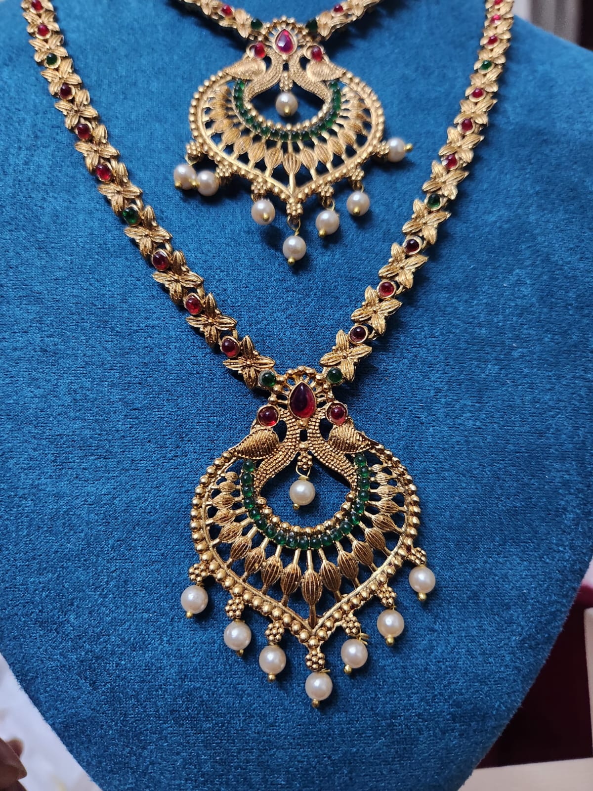 Royal Dual-Layer Temple Jewelry Set